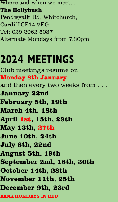 Where and when we meet...